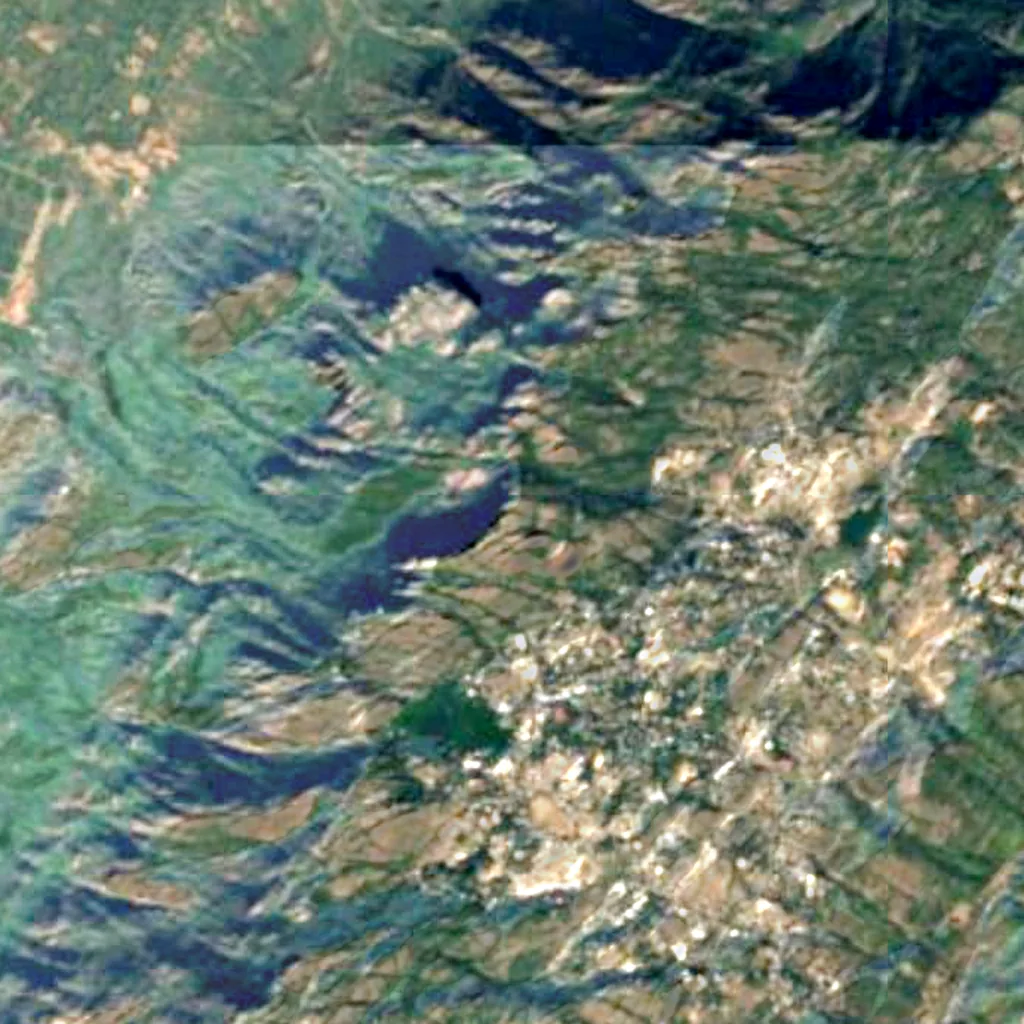 Aburaj seen from above (Sentinel-2)