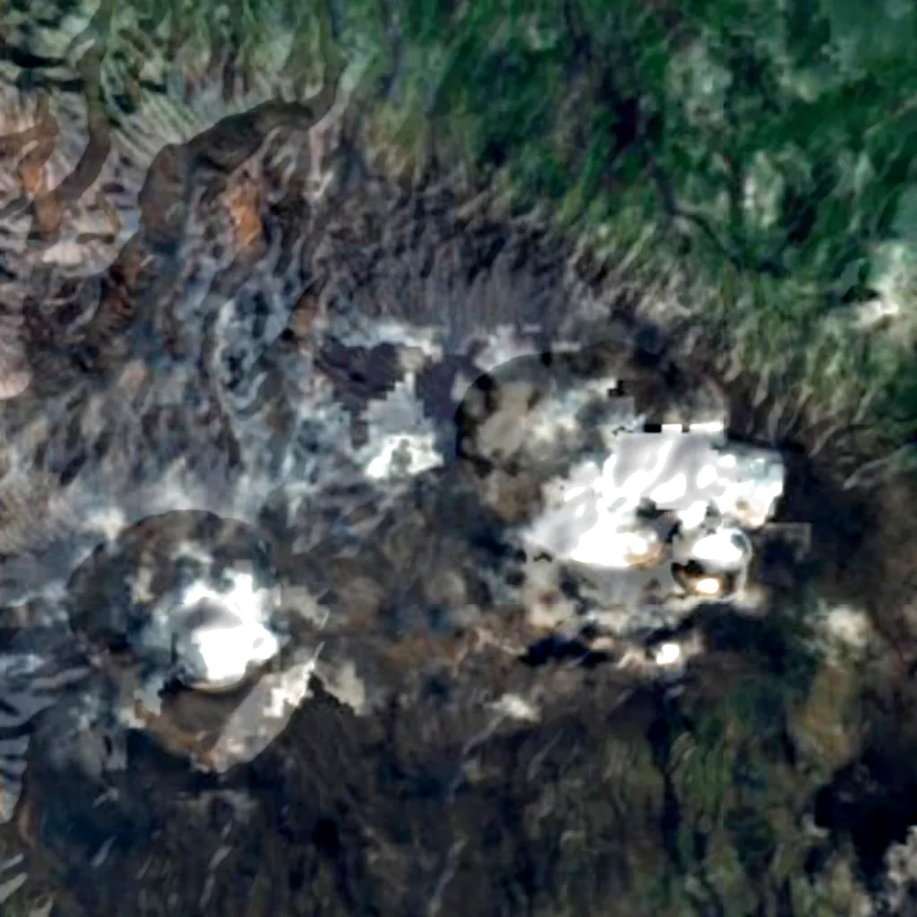 Ambrym seen from above (Sentinel-2)