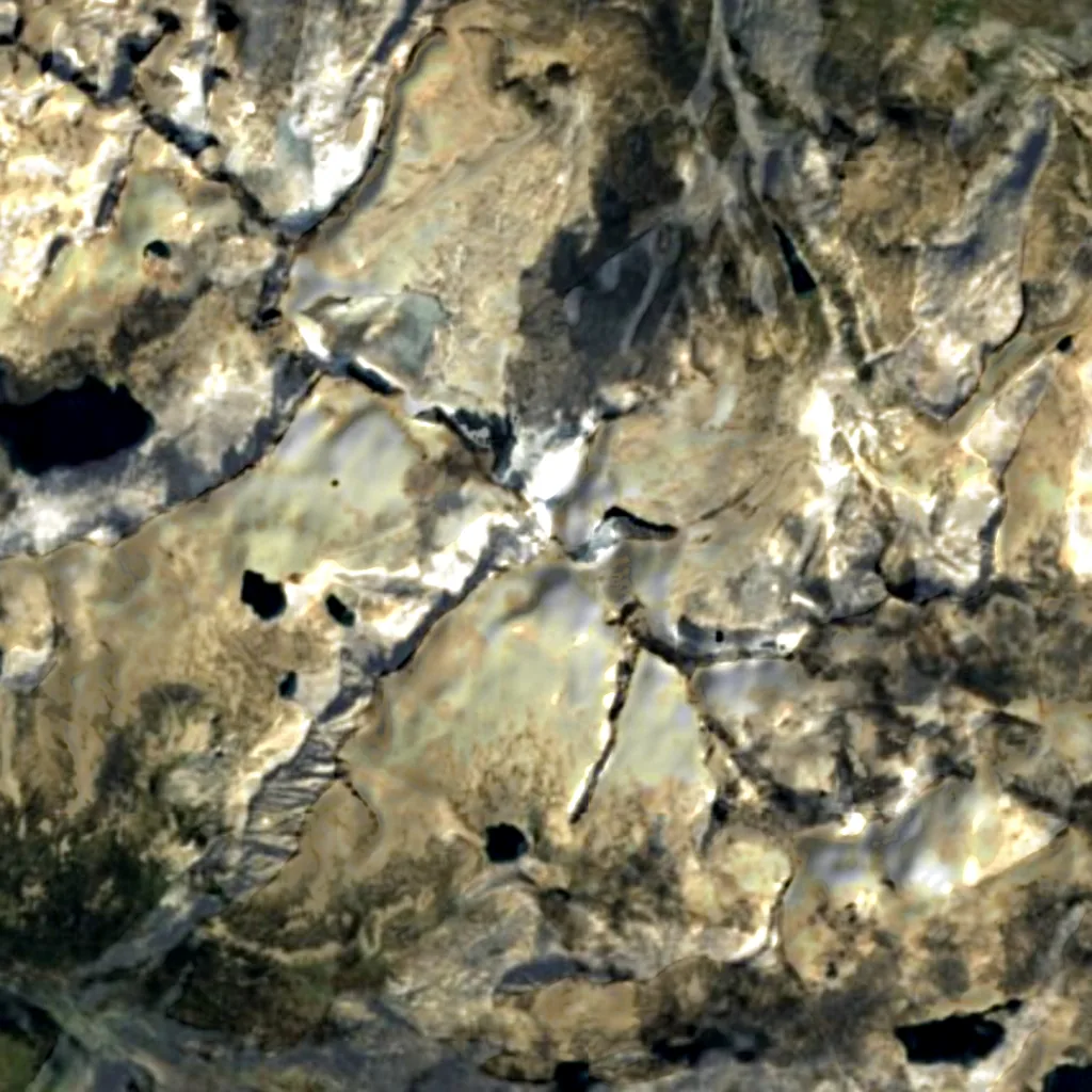 Aneto seen from above (Sentinel-2)