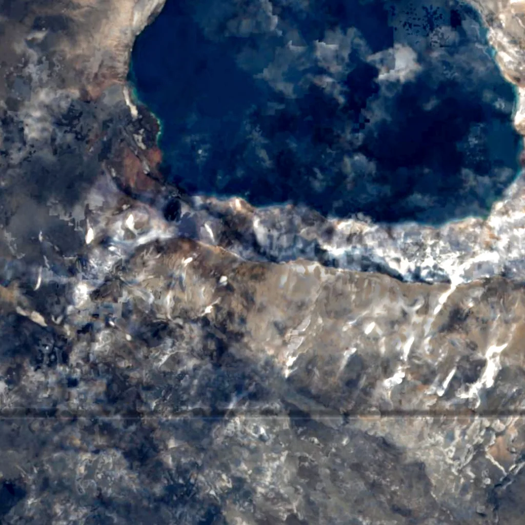 Askja seen from above (Sentinel-2)
