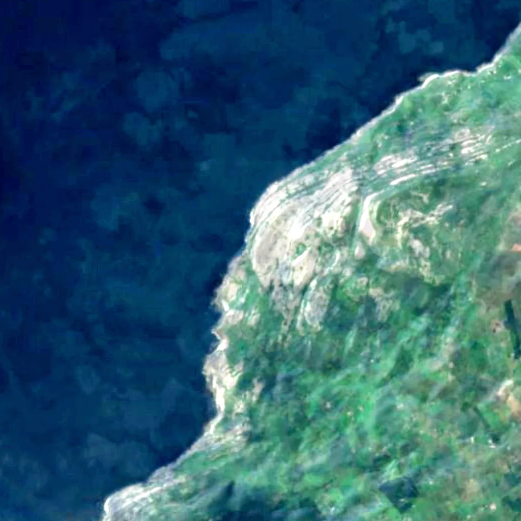 Ballyryan seen from above (Sentinel-2)