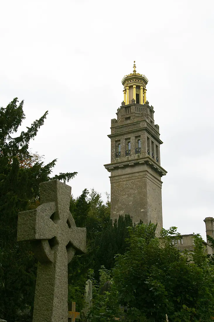 Beckford Tower and Celtic Cross - panoramio