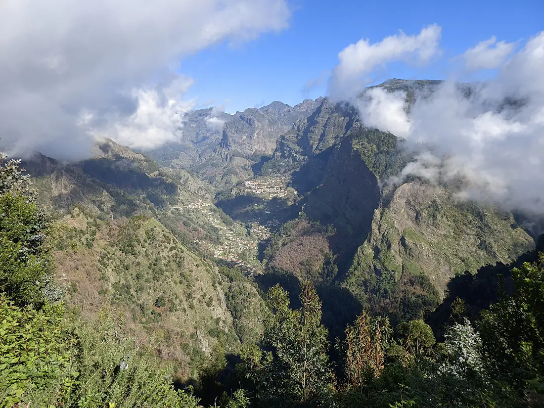 Curral das Freiras from Boca dos Namorados viewpoint