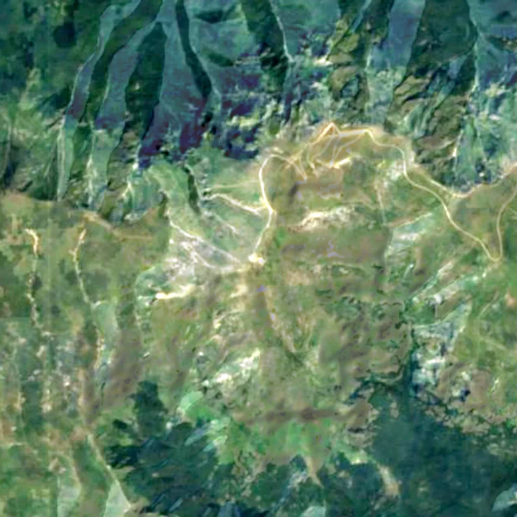 Botev Peak seen from above (Sentinel-2)