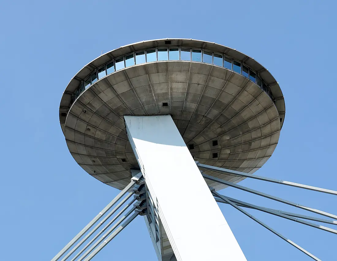 Observation deck of the New Bridge in Bratislava, 20210727 1029 0296