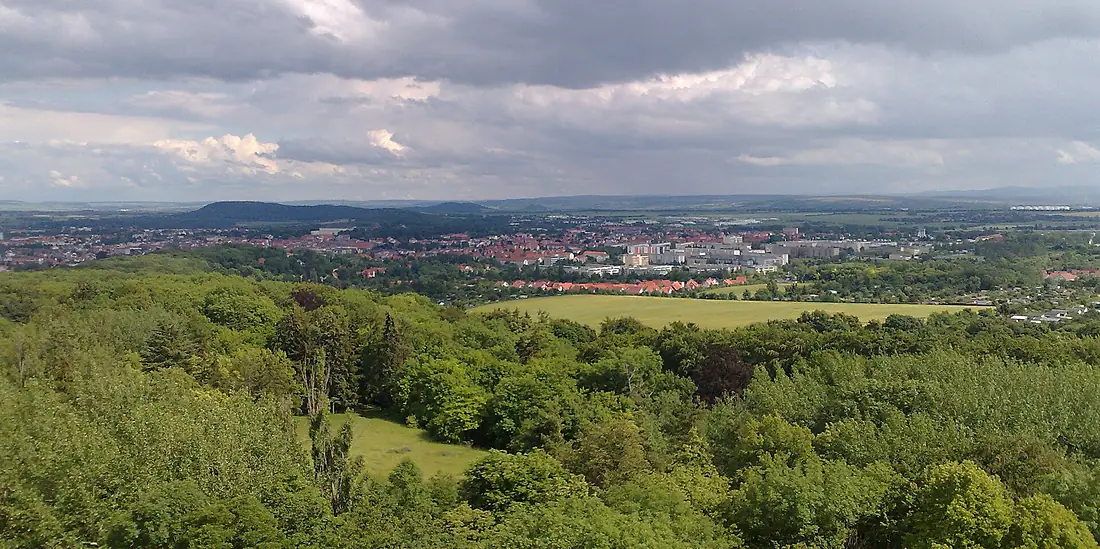 Gotha Blick vom Bürgerturm