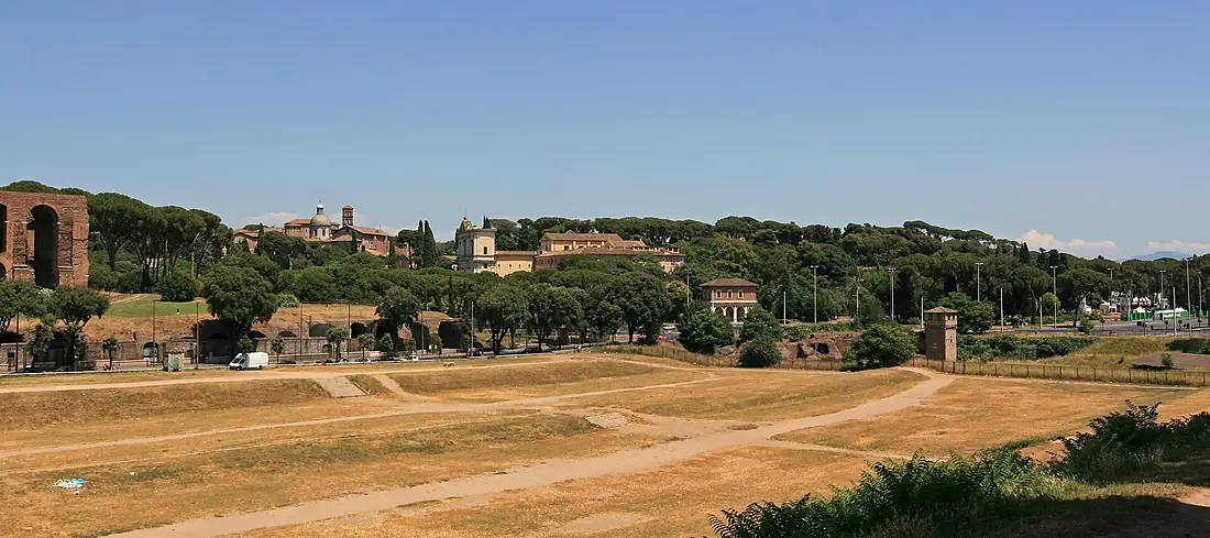 Caelian Hill from Aventine Hill