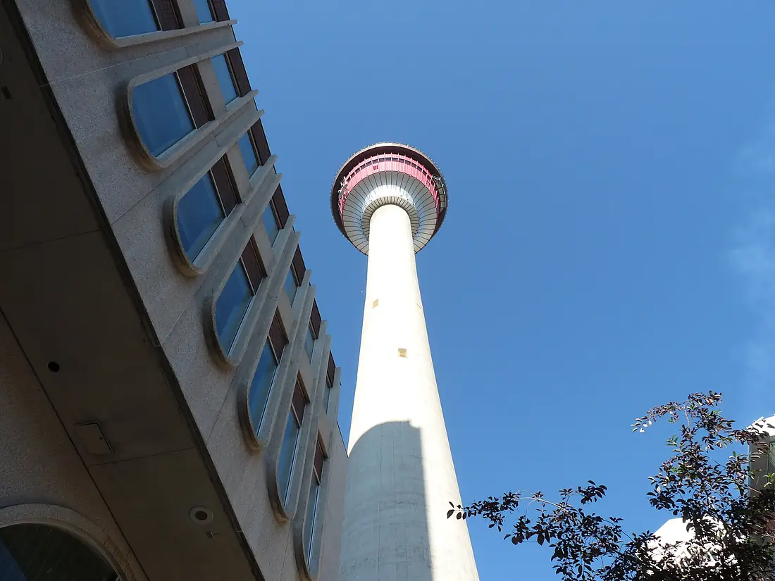 CalgaryTowerBelow