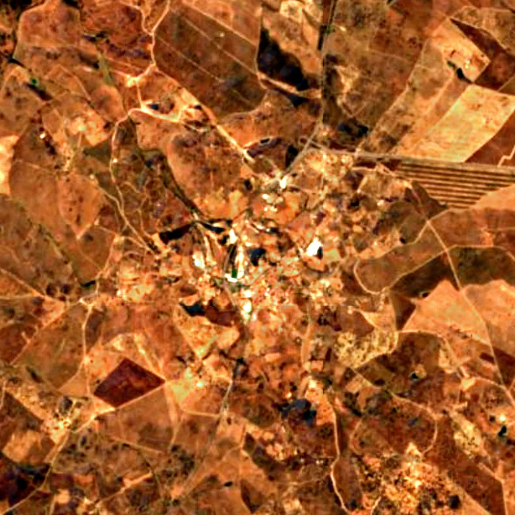 Castelo de Ourique seen from above (Sentinel-2)