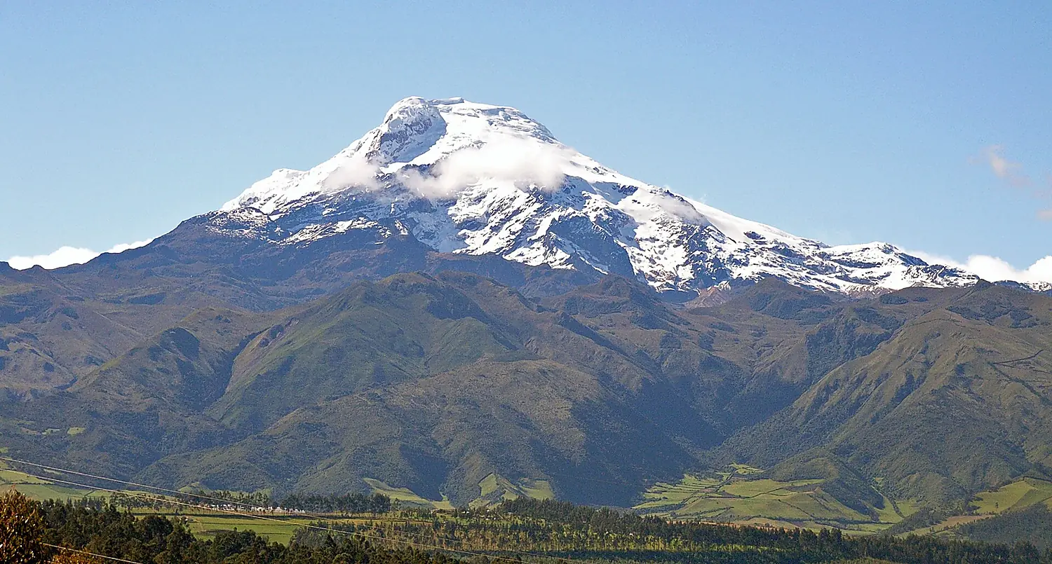 Cayambe Vulkan w