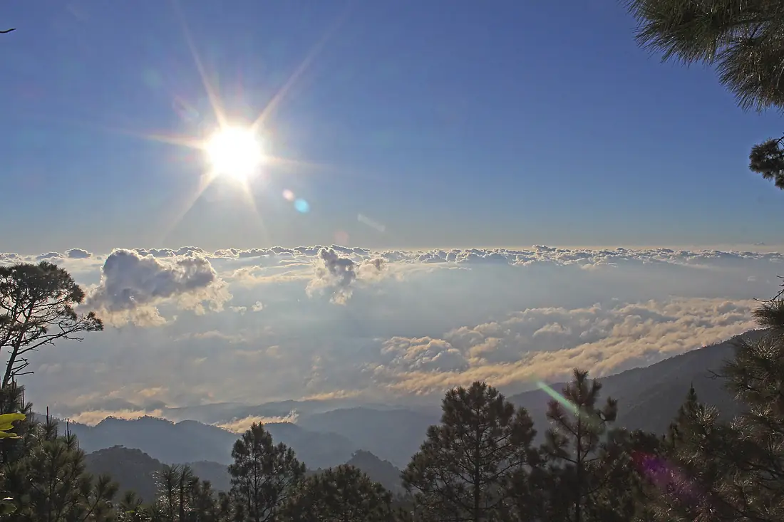 Amanecer en el Cerro Las Minas, el punto mas alto de Honduras
