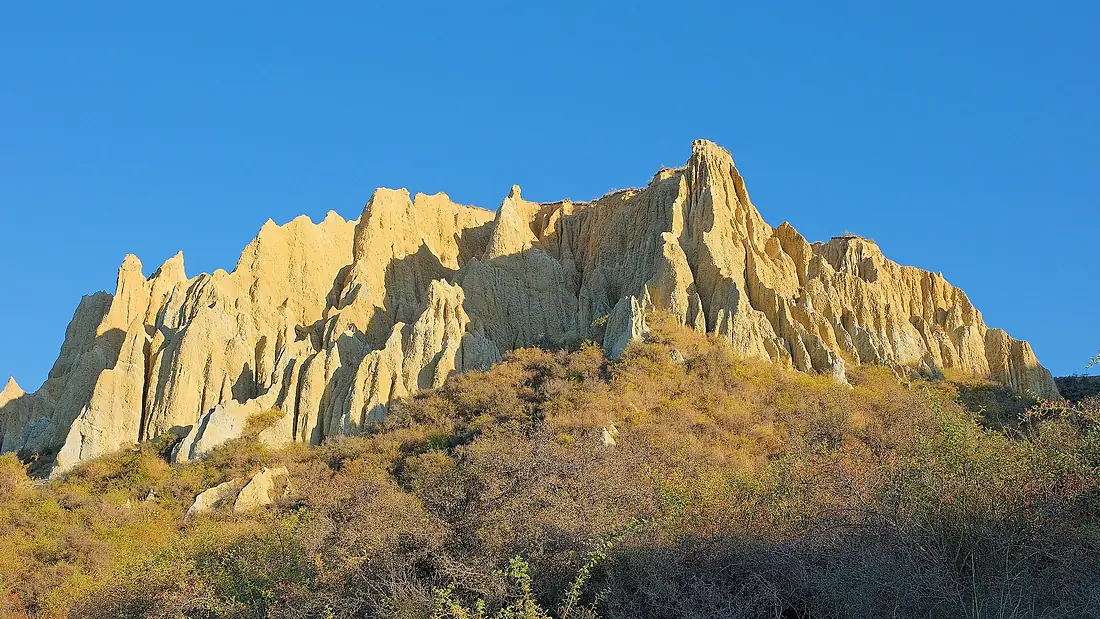 Clay Cliffs in early morning light