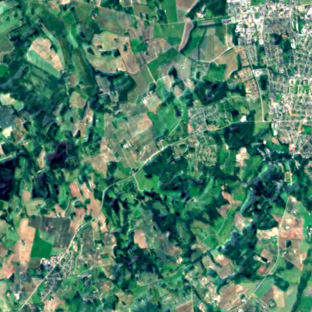 Cloos Tower seen from above (Sentinel-2)