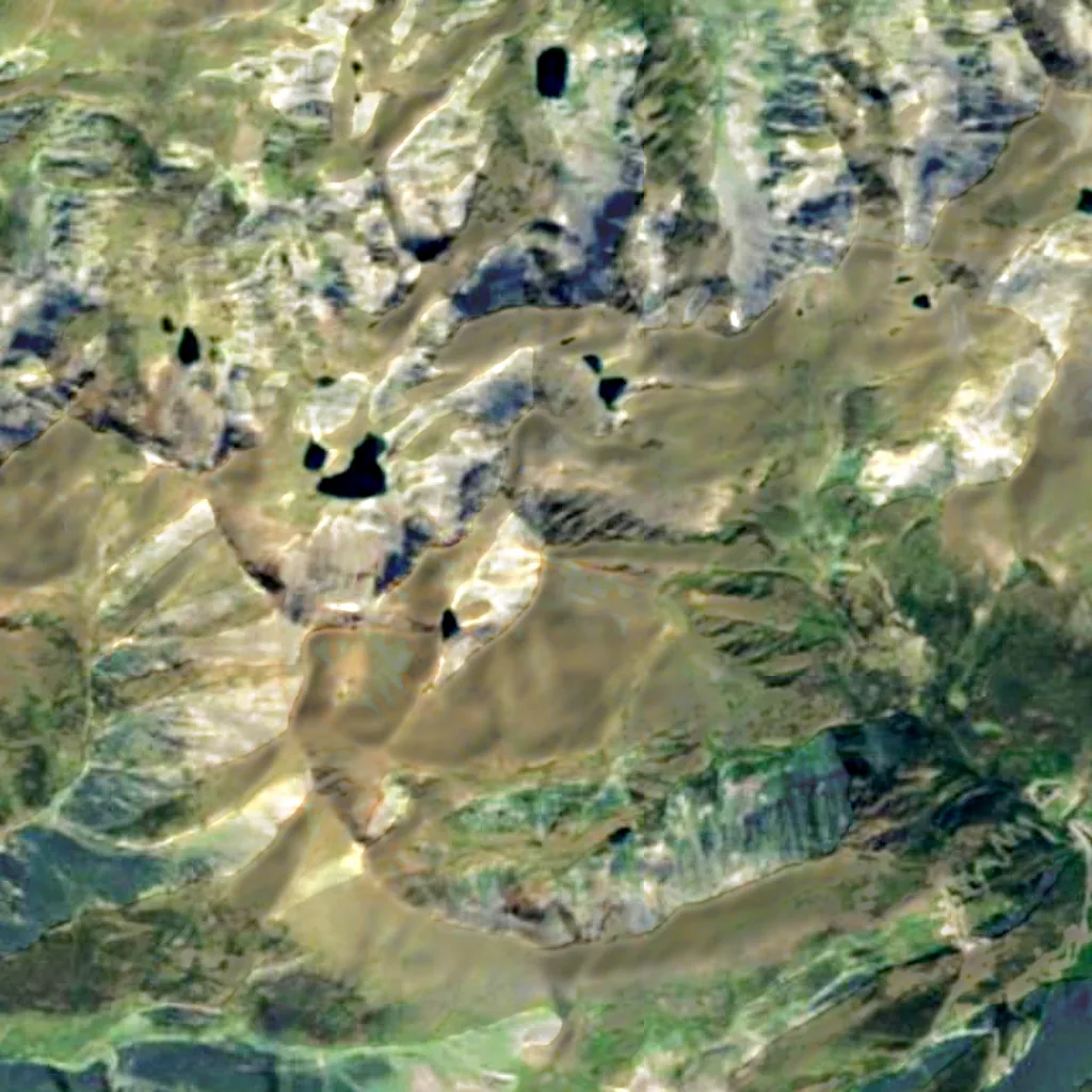 Coma Pedrosa seen from above (Sentinel-2)