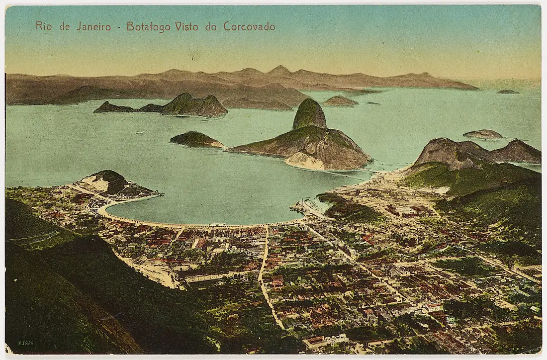 Botafogo visto do Corcovado, Acervo do Instituto Moreira Salles