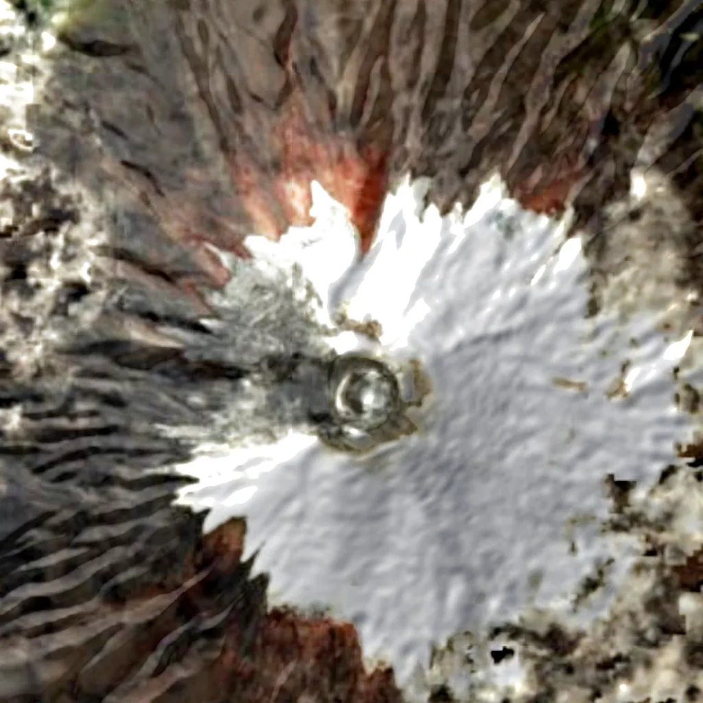 Cotopaxi volcano seen from above (Sentinel-2)