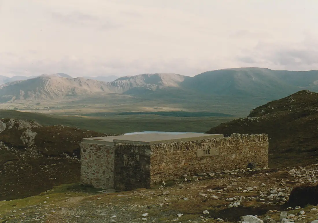 Toilets on Croagh Patrick, Co Mayo, Ireland