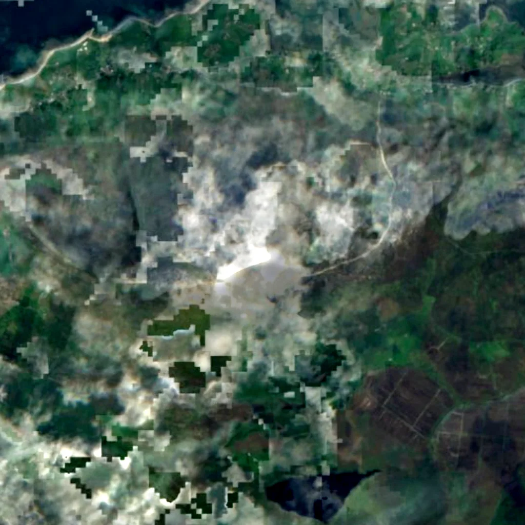 Croagh Patrick seen from above (Sentinel-2)