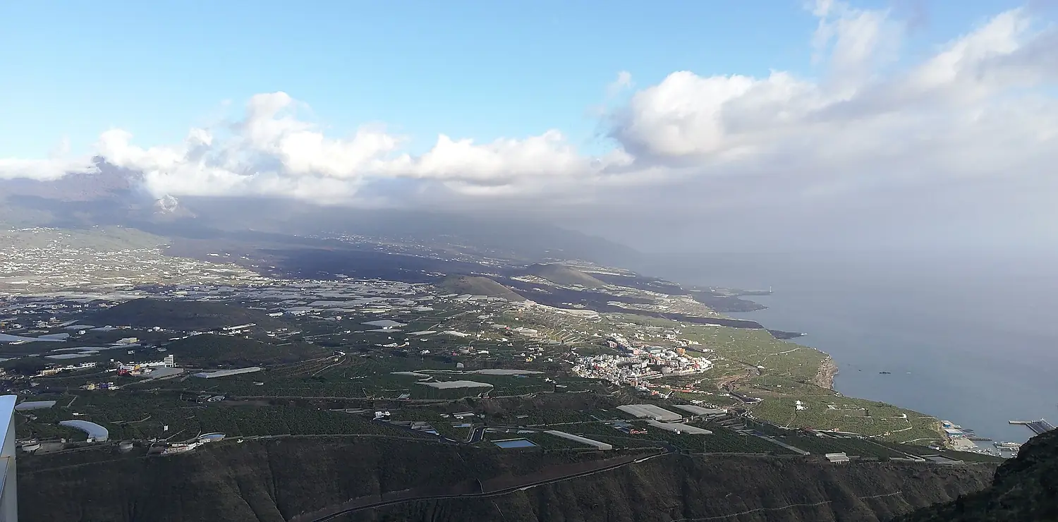 Cumbre Vieja y colada de la erupción del 2021