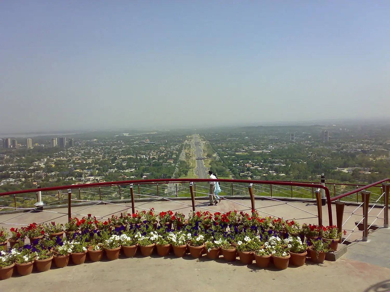 Aerial View of Islamabad from Daman-e-Koh Park