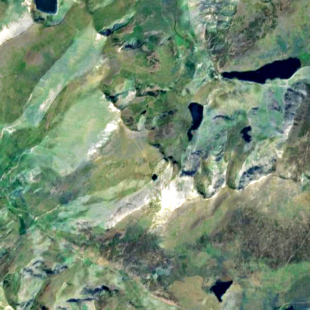 Devil's Appendix seen from above (Sentinel-2)