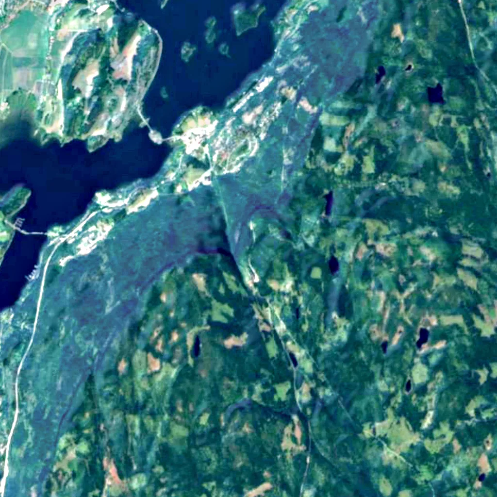 Dronningens utsikt seen from above (Sentinel-2)