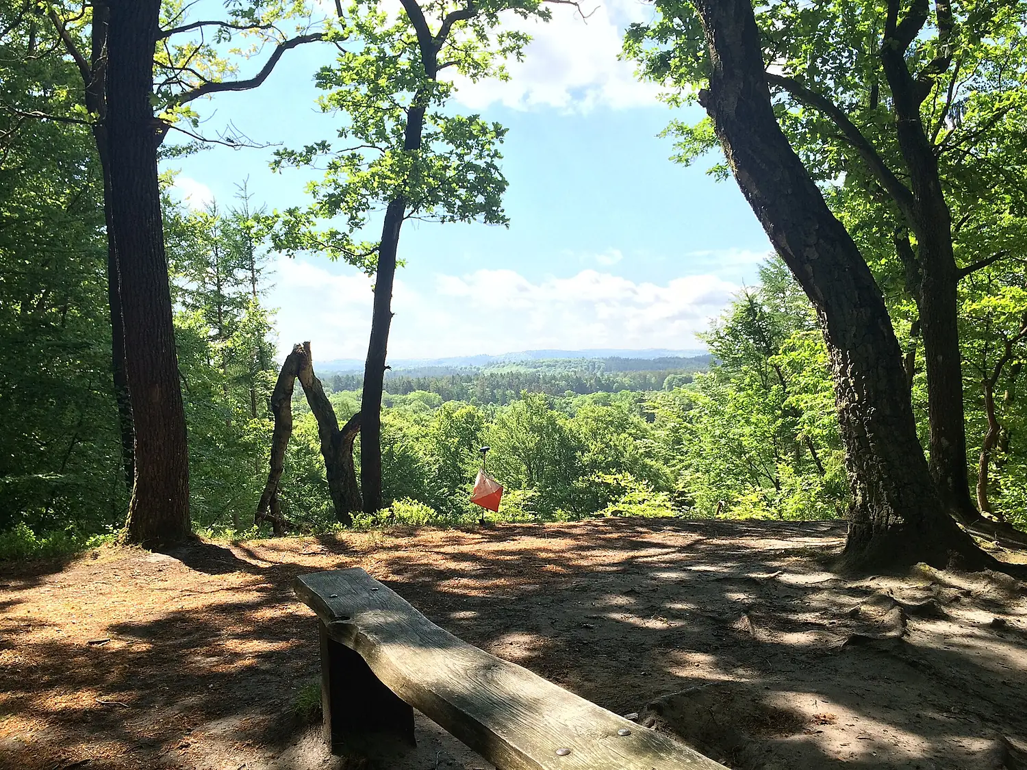 Scenic viewpoint Dronningestolen in Silkeborg