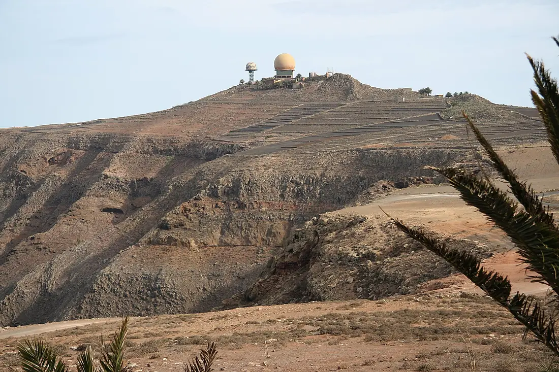 Radarstation auf dem Famara-Massiv, Lanzarote