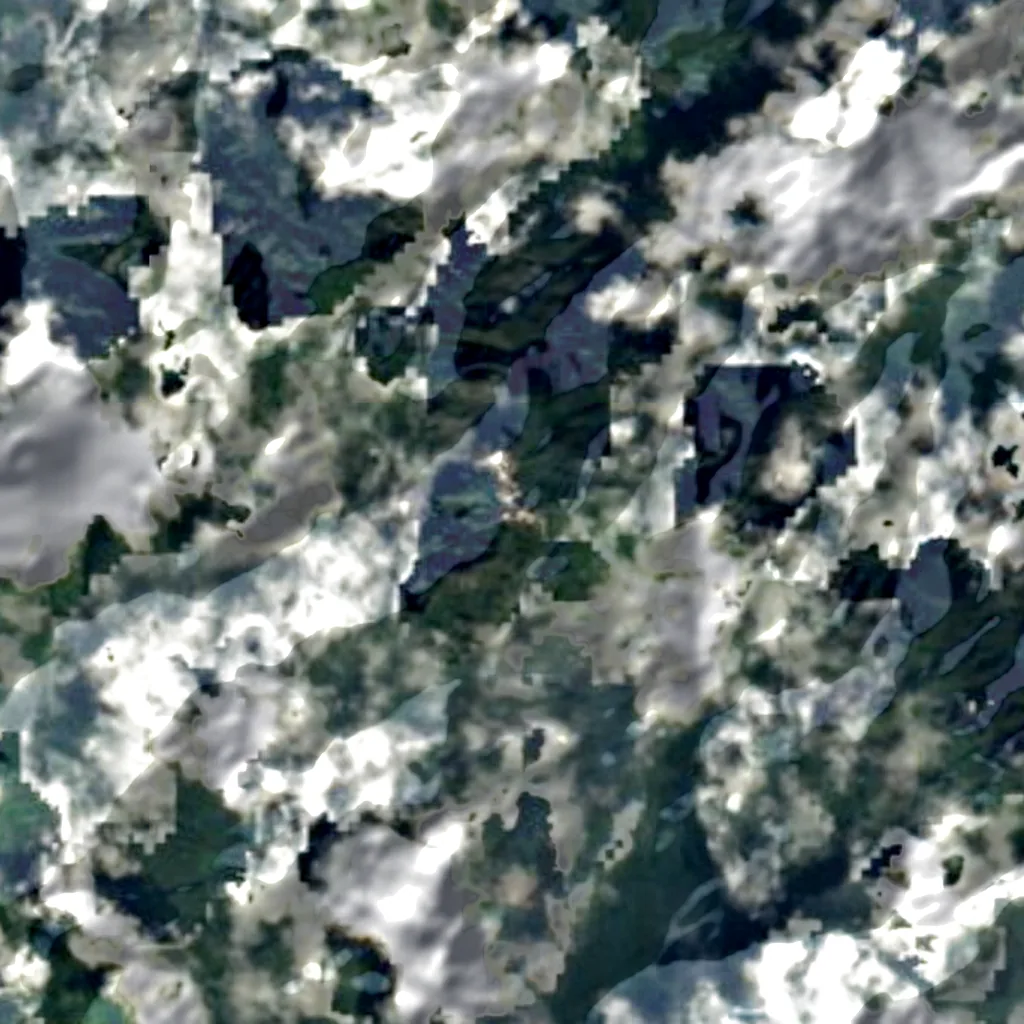 Fansipan seen from above (Sentinel-2)