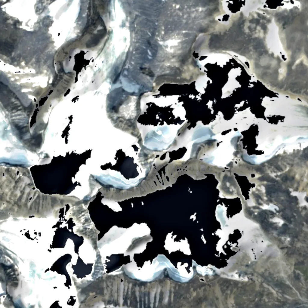 Galdhøpiggen seen from above (Sentinel-2)