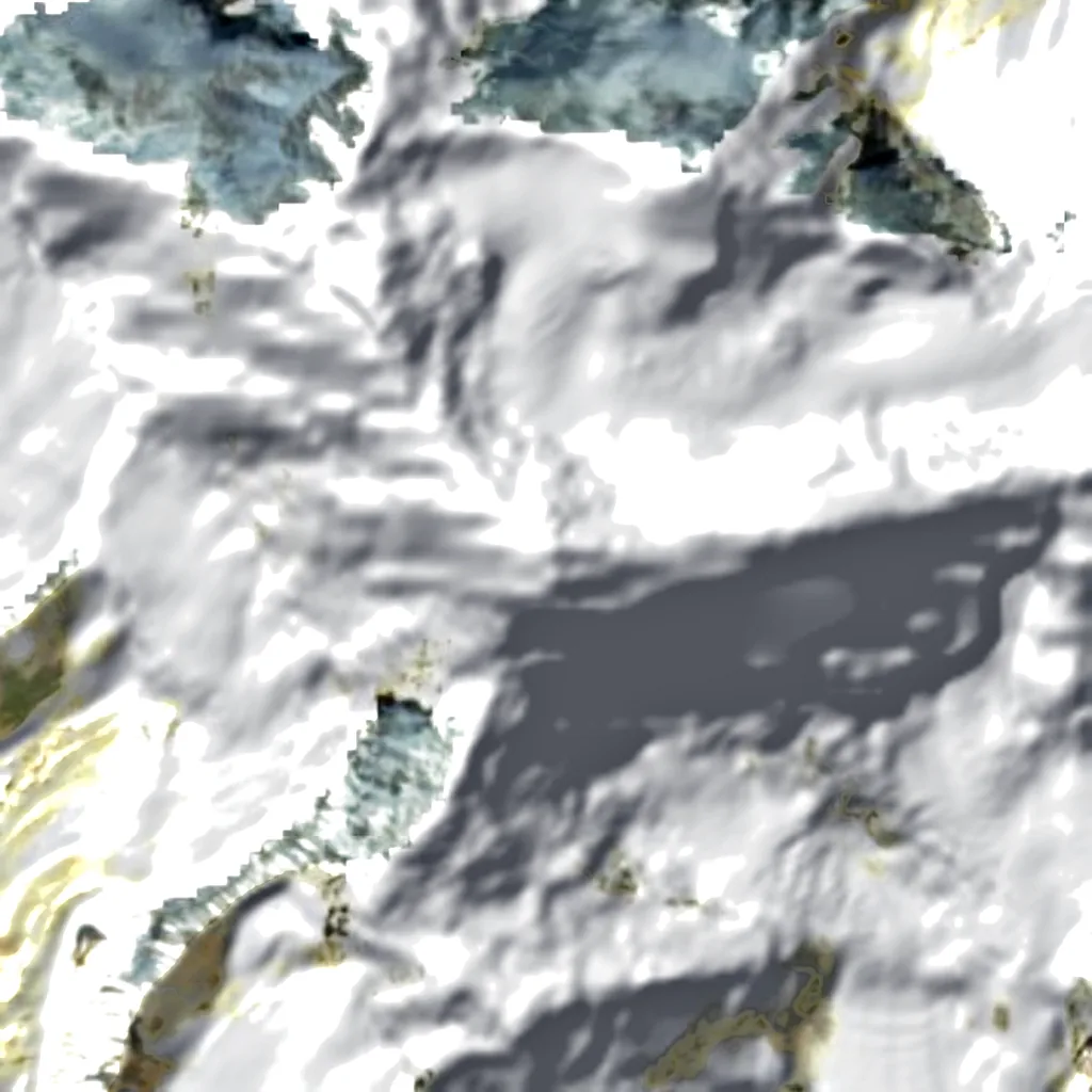 Gangkhar Puensum seen from above (Sentinel-2)