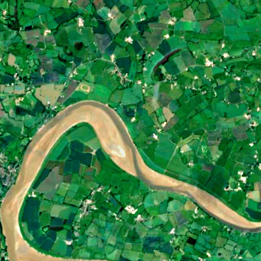 Garden Cliff seen from above (Sentinel-2)