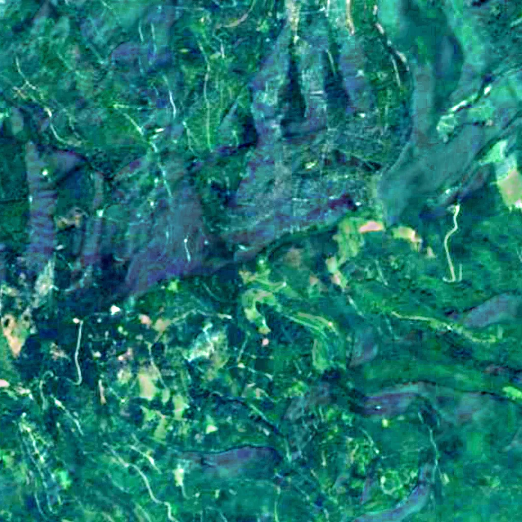 Geschriebenstein seen from above (Sentinel-2)