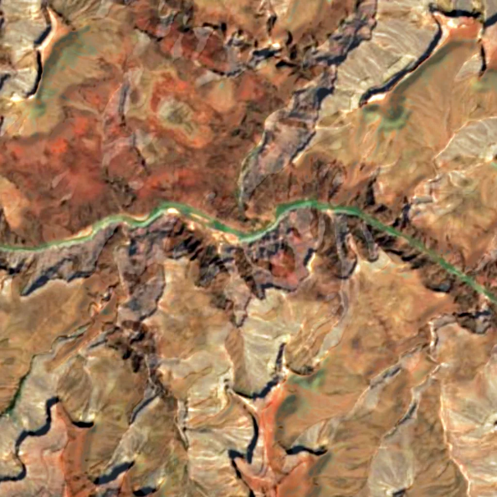 Grand Canyon seen from above (Sentinel-2)