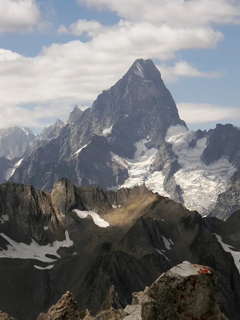Grandes Jorasses - punta Walker da nord est