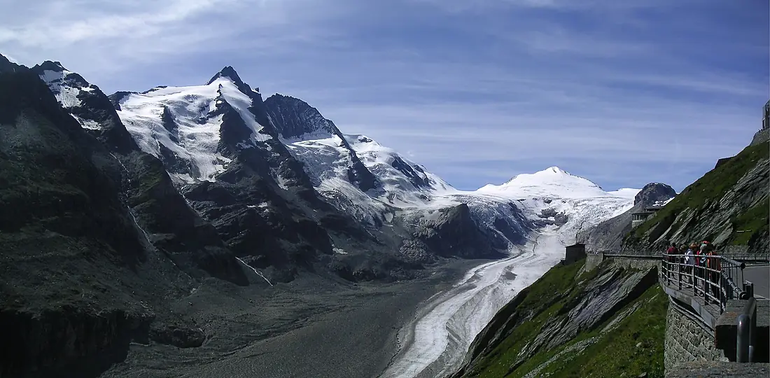 Grossglockner and Pasterze glacier