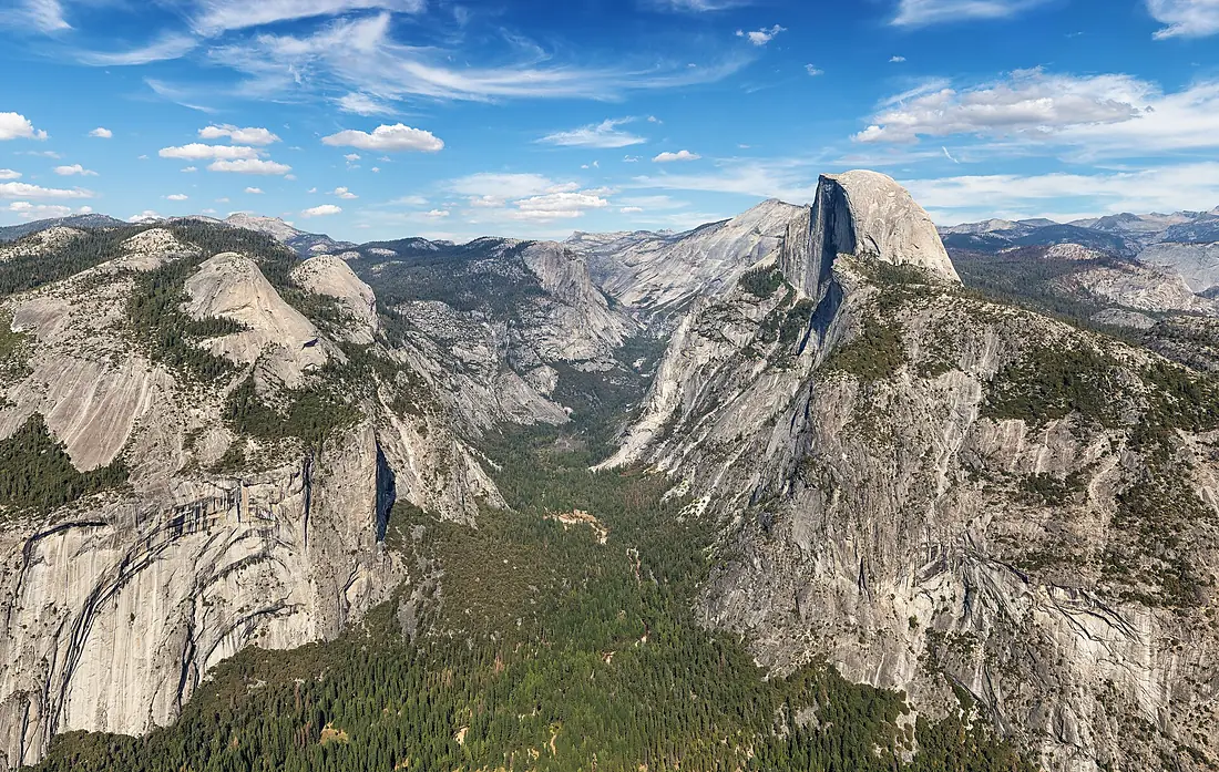 Half Dome with Eastern Yosemite Valley