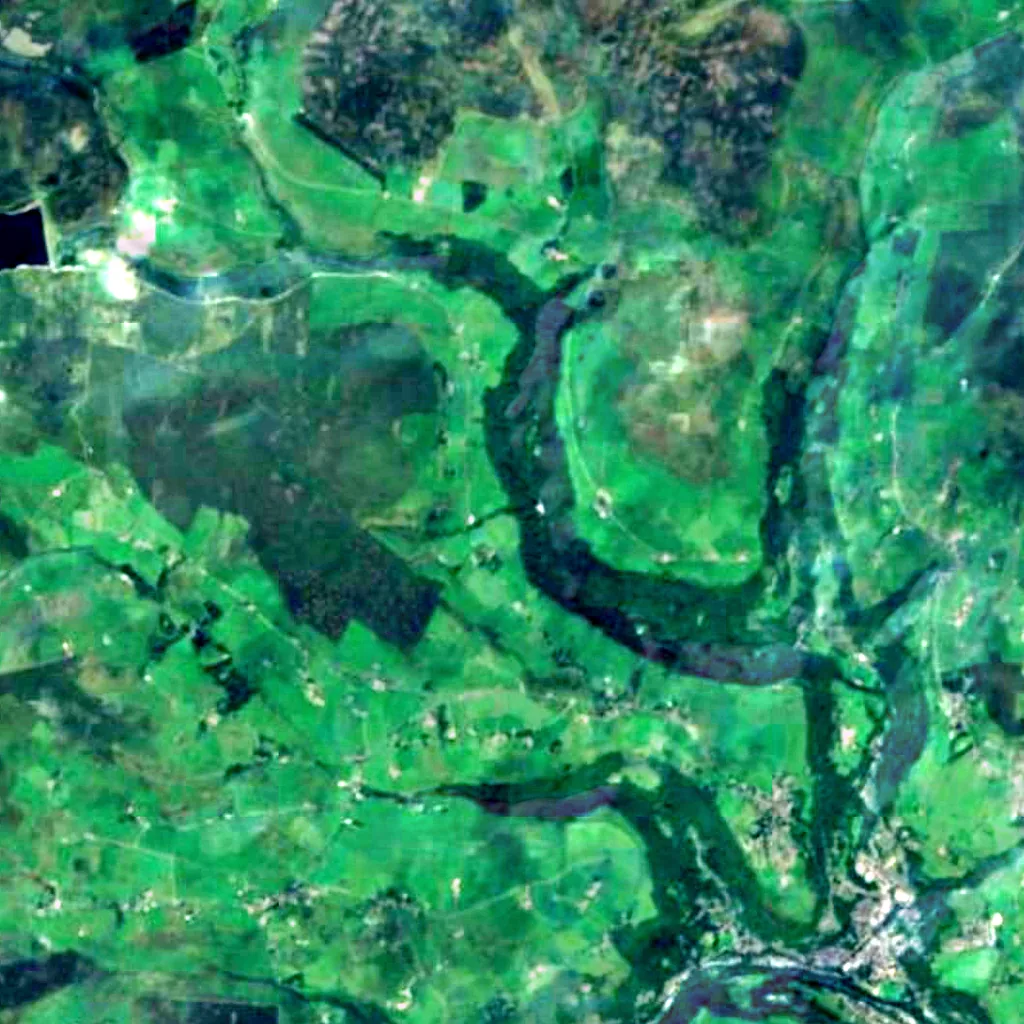 Hardcastle Crags seen from above (Sentinel-2)