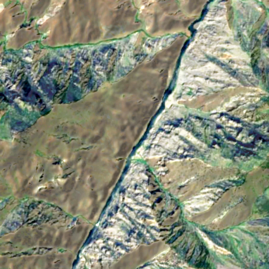 Hells Canyon seen from above (Sentinel-2)