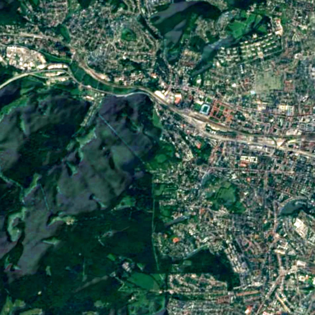 Himmelhof seen from above (Sentinel-2)