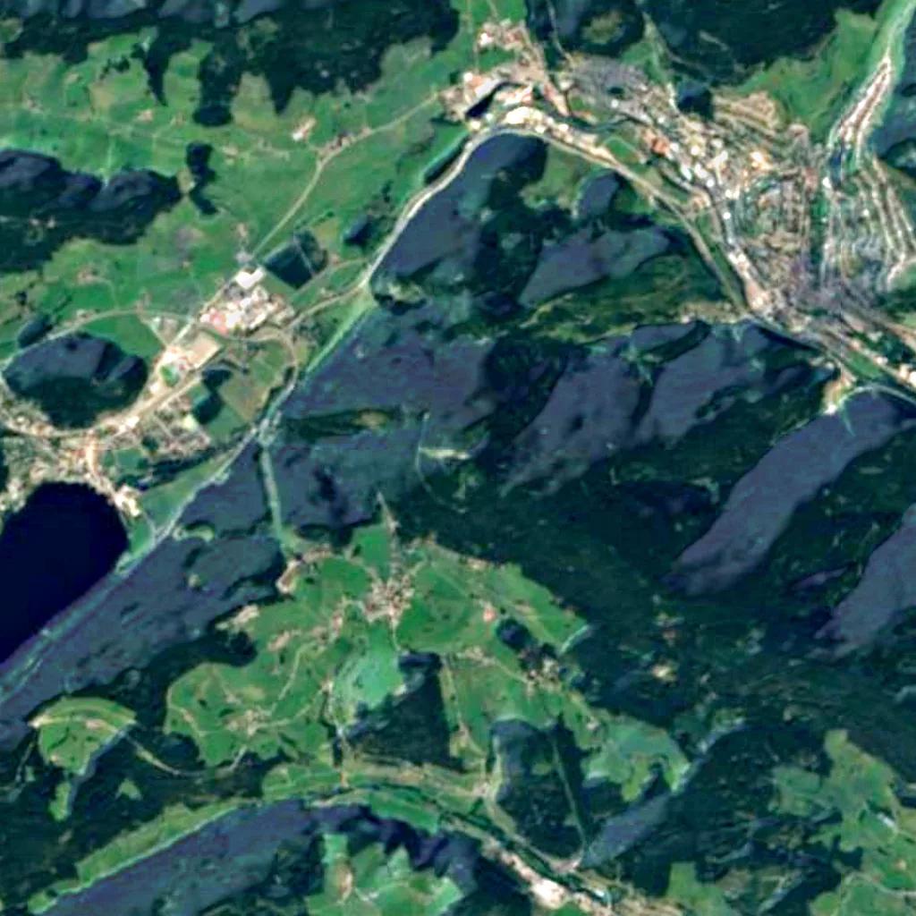 Hochfirst Tower seen from above (Sentinel-2)