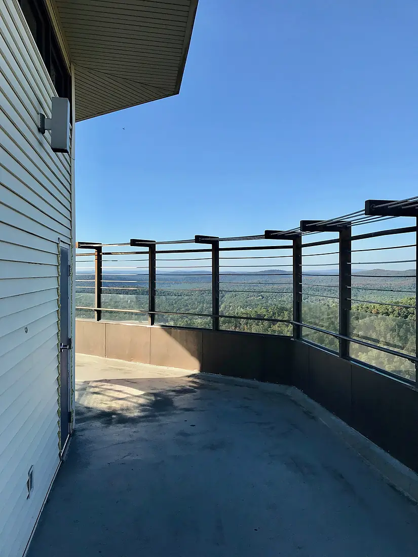 Hot Springs Mountain Tower observation deck
