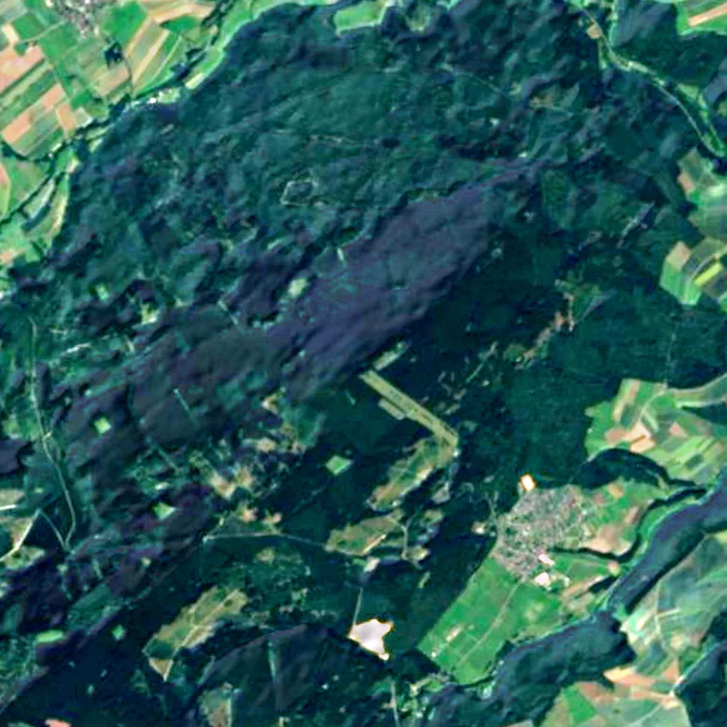 Idarkopfturm seen from above (Sentinel-2)