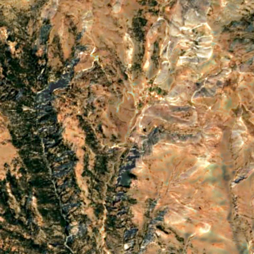 Imbros Gorge seen from above (Sentinel-2)