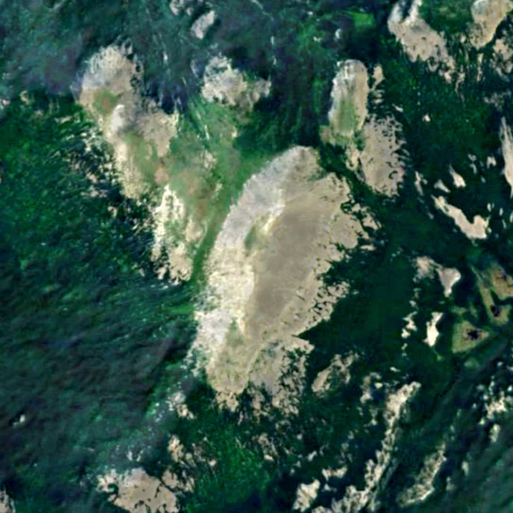 Iremel seen from above (Sentinel-2)