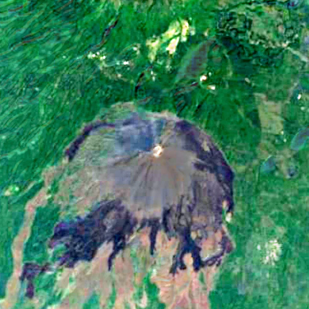 Izalco seen from above (Sentinel-2)