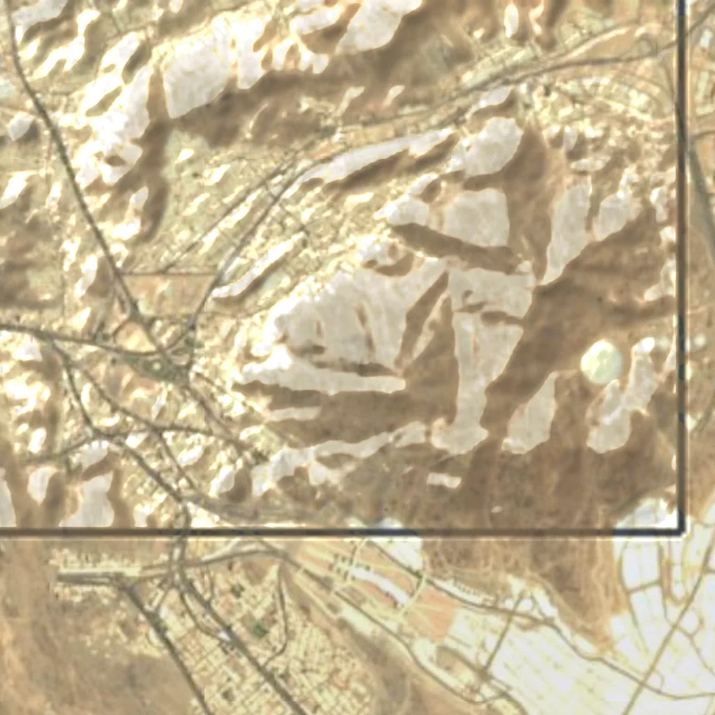 Jabal al-Nour seen from above (Sentinel-2)
