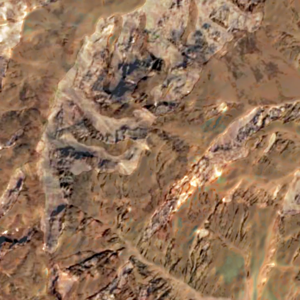 Jbel Toubkal seen from above (Sentinel-2)