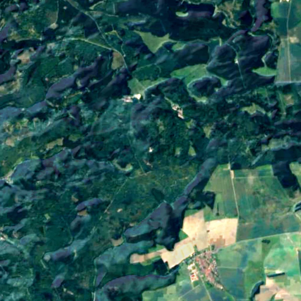 Joseph Cross seen from above (Sentinel-2)