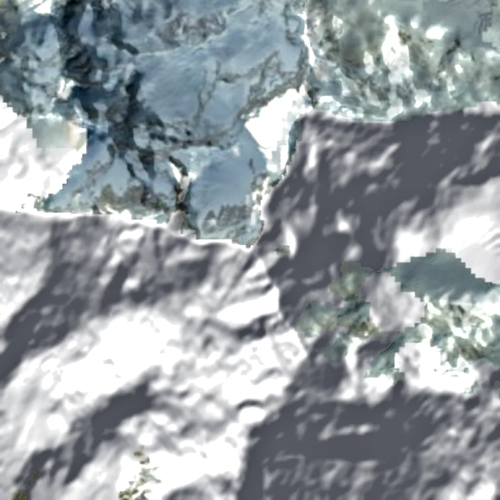 Kanchenjunga seen from above (Sentinel-2)